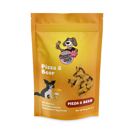 6oz Dawg Bars - Pizza & Beer (Spent Beer Grains, Tomato, & Cheese) - Dog/Cat Supplements